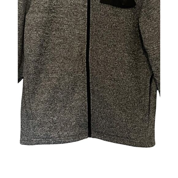 Spyder Mens Jacket Size XL Gray Sherpa Line Full Zip Flannel Pockets Heavy - Picture 5 of 11